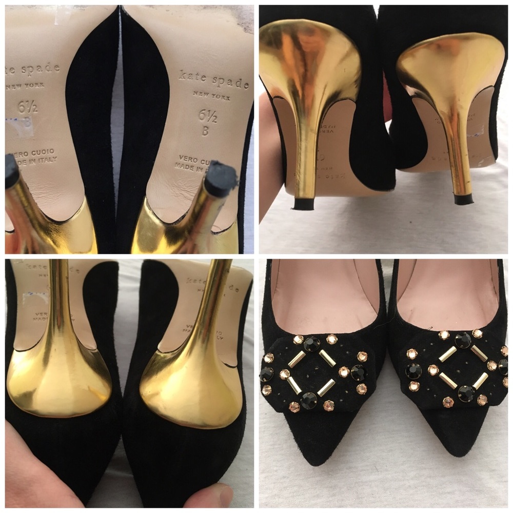 🎉HP x 3🎉 Kate Spade Jewel Embellished Heels - Picture 2 of 4